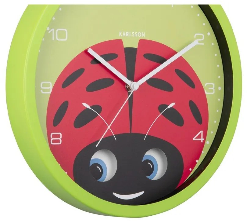 Orologio per bambini ø 31 cm Peekaboo Ladybug - Karlsson