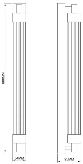 Zuma Line 003064-034733 - Lampada da parete LED KALIA LED/14W/230V nera