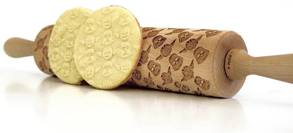 Rullo per pasta in legno goffrato Star Wars - Valek