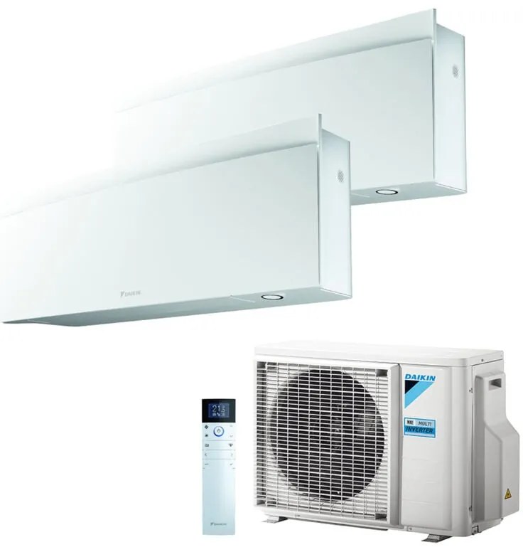 Climatizzatore Dual Split Reversibile Daikin Emura 3 A+++/A++ 12000 + 12000 BTU Inverter Wi-Fi (2MXM50A + FTXJ35AW + FTXJ35AW)