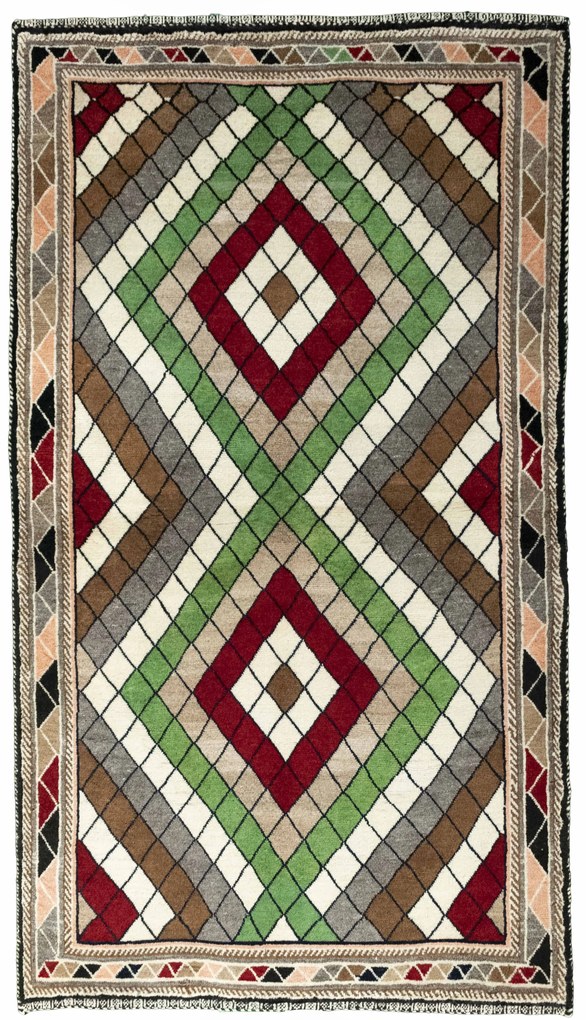Gabbeh Tappeto 120 x 210 (Iran) Annodato A Mano