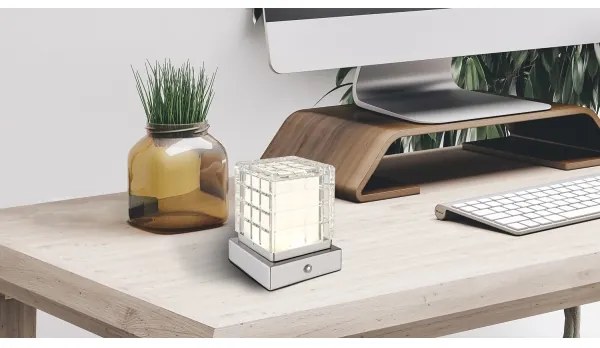 Globo 21009W - Lampada da tavolo LED dimmerabile LUNKI LED/2,5W/3,7V