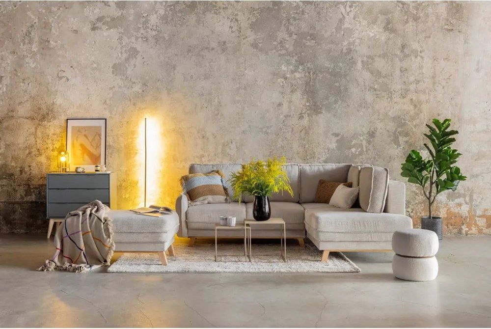 Tappeto color crema 80x150 cm Routa – Universal