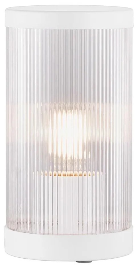 Nordlux - Lampada da tavolo da esterno COUPAR 1xE27/25W/230V IP54 bianco