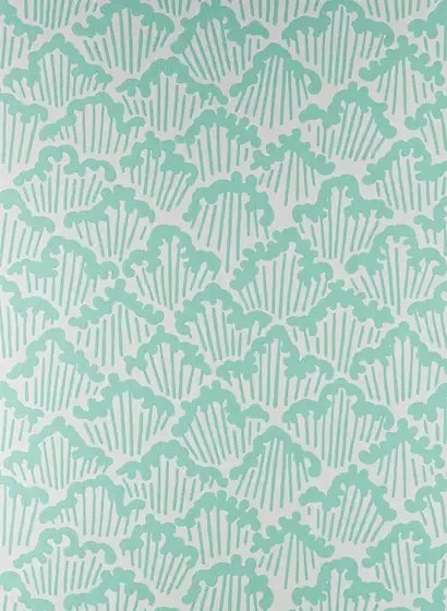 Tapete Aranami von Farrow & Ball - Pavilion Gray/ Arsenic