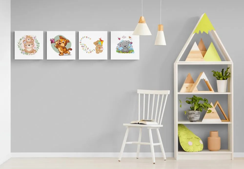 Set di quadri – Animali per bambini