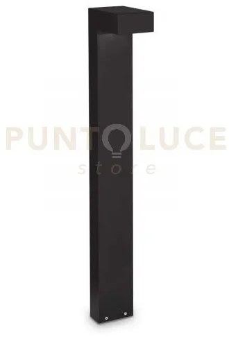 Sirio paletto ip65 h.80cm 1 luce attacco gx53 nero