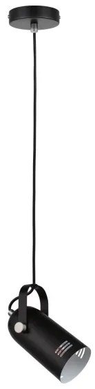 Paulmann 79766 - LED 1xE27/8W Lampada a sospensione su cavo LAVEA 230V nero