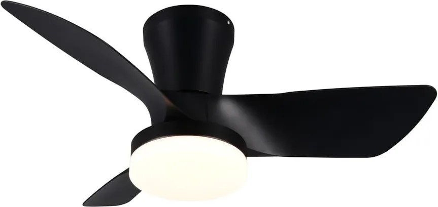 Plafoniera LED nera Randers – Trio