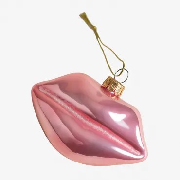 Pack da 4 ornamenti natalizi Kimy Rosa Neón - Sklum