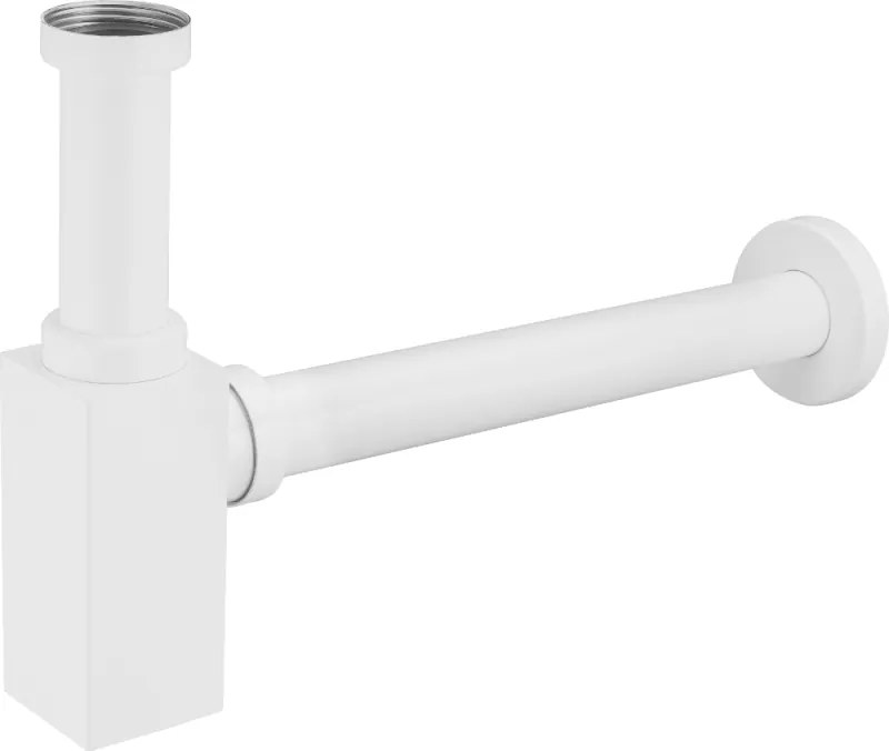 Mexen semisifone per lavabo quadrato, bianco - 79960-20