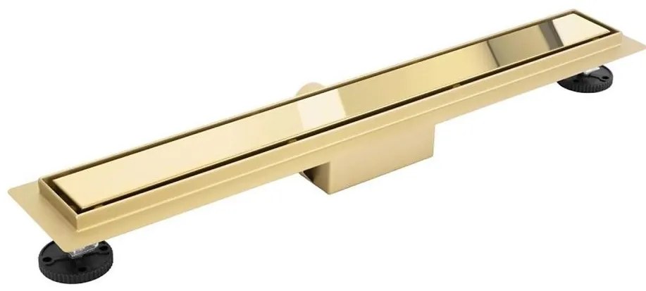 REA-G2562 - Canalina di scarico NEOX 70 cm in acciaio inox/dorato