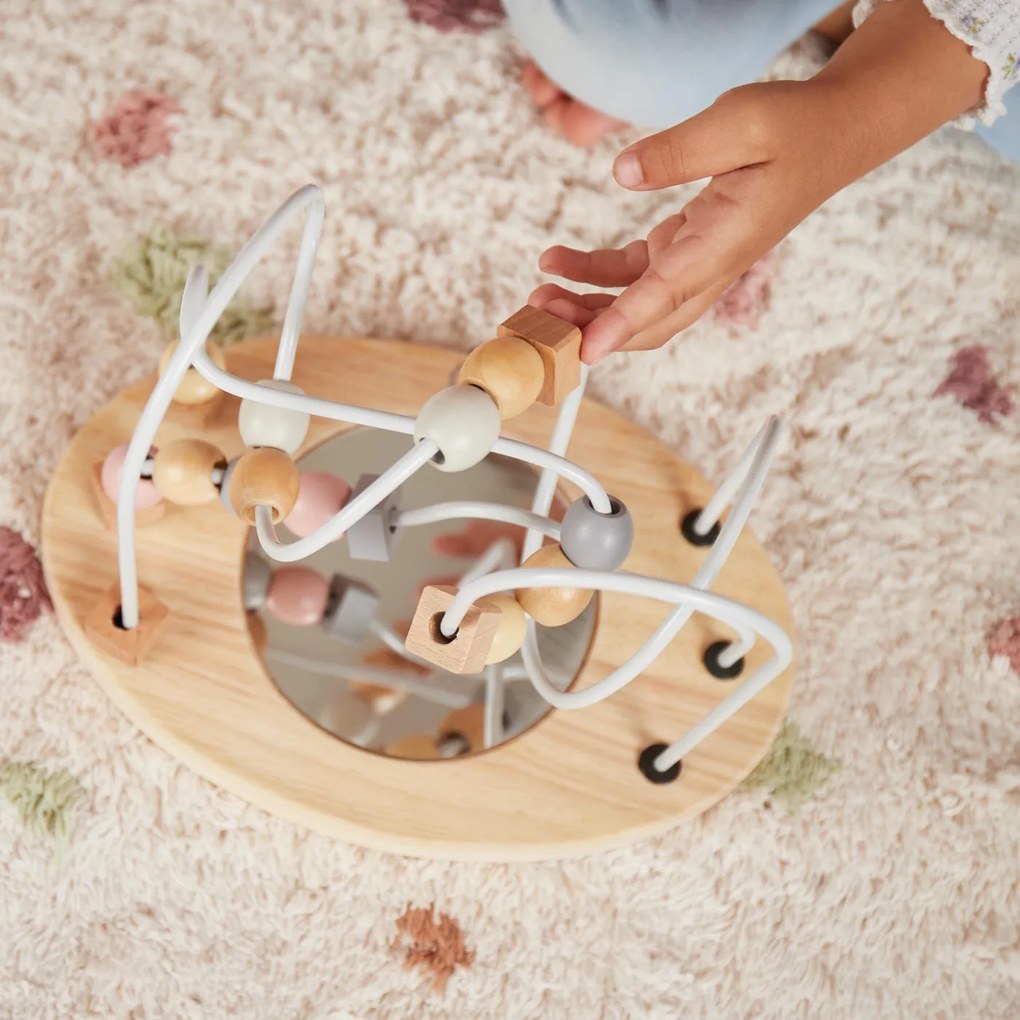 Bieco - Labirinto motorio con specchio - rosa