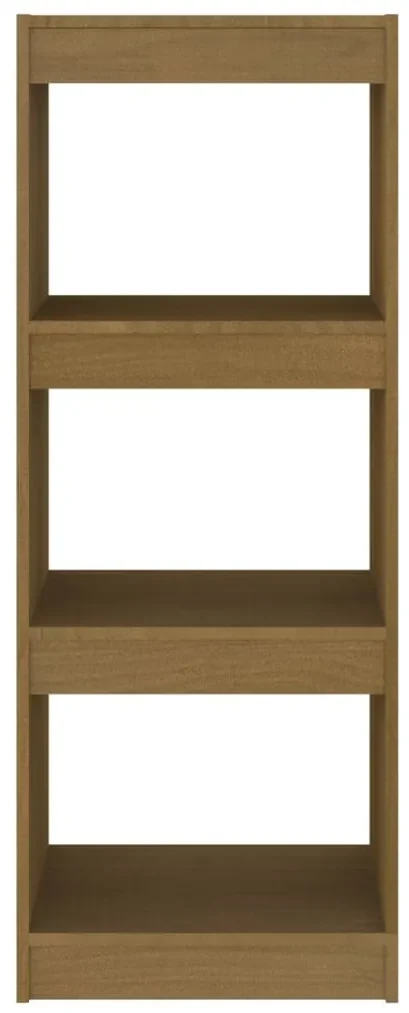 Libreria/divisorio miele 40x30x103,5 cm legno massello di pino