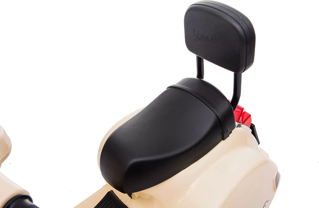 Piaggio Mini Vespa PX150 Elettrica 6V per Bambini Crema...