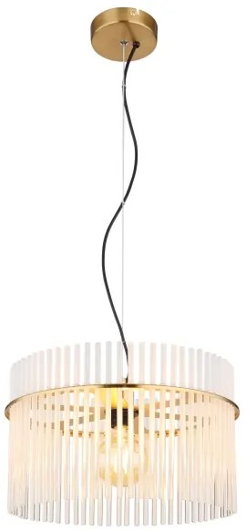 Globo 15698HM - Lampadario a sospensione con filo GORLEY 1xE27/60W/230V diametro 40 cm oro