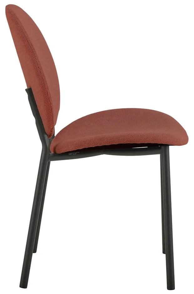 Sedia da pranzo color terracotta Cliff – Actona