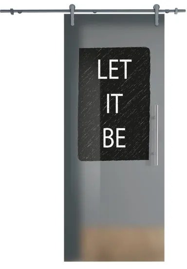 Anta per porta scorrevole Let it be in vetro trasparente L 88 x H 215 cm