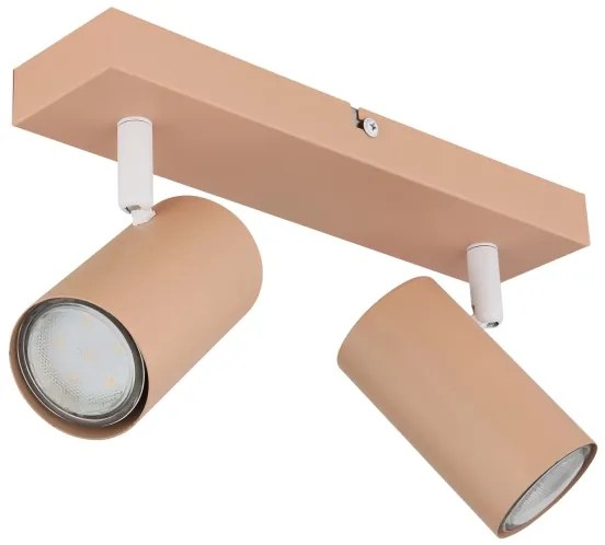 Globo 57911-2P - Faretto ROBBY 2xGU10/25W/230V arancione