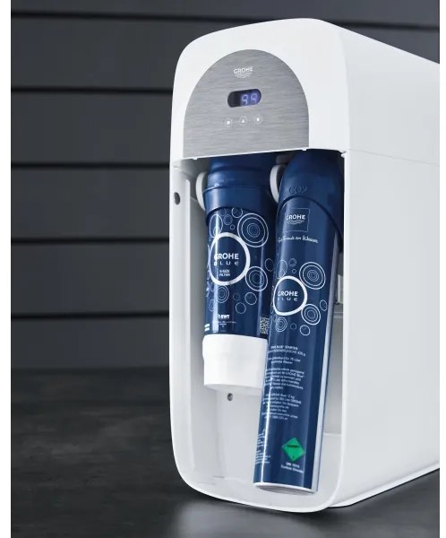 GROHE 40422000 - Bombola di carbonazione GROHE BLUE 425 g CO2 (4 pezzi) in acciaio inox