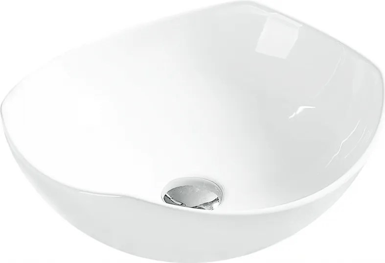 Mexen Enrica lavandino da appoggio 41 x 38 cm, bianco - 21904100