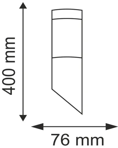 Applique da esterno OSLO 1xE27/10W/230V IP44