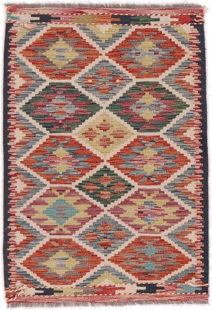 Kilim Tappeto 80x120 (Afghanistan) Tessuto A Mano