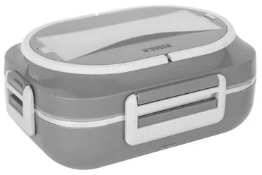 Porta pranzo N'oveen LB540 Grigio scuro Acciaio inossidabile 1 L 24 x 11 x 18,5 cm