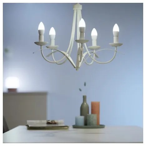 Lampadina LED Dimmerabile C37 E14/4,9W/230V 2700K CRI 90 Wi-Fi - WiZ
