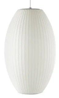 Nelson Cigar Bubble Lampada a Sospensione M Off-White - Herman Miller