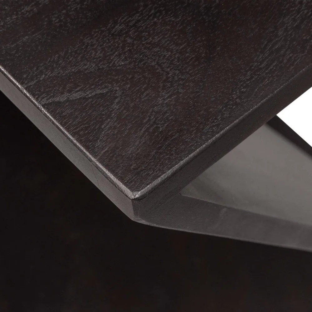 Tavolino in acacia massiccia 41x41 cm Ikem – WOOOD