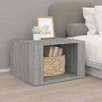 Comodino Grigio Sonoma 57x55x36 cm in Legno Multistrato 816558