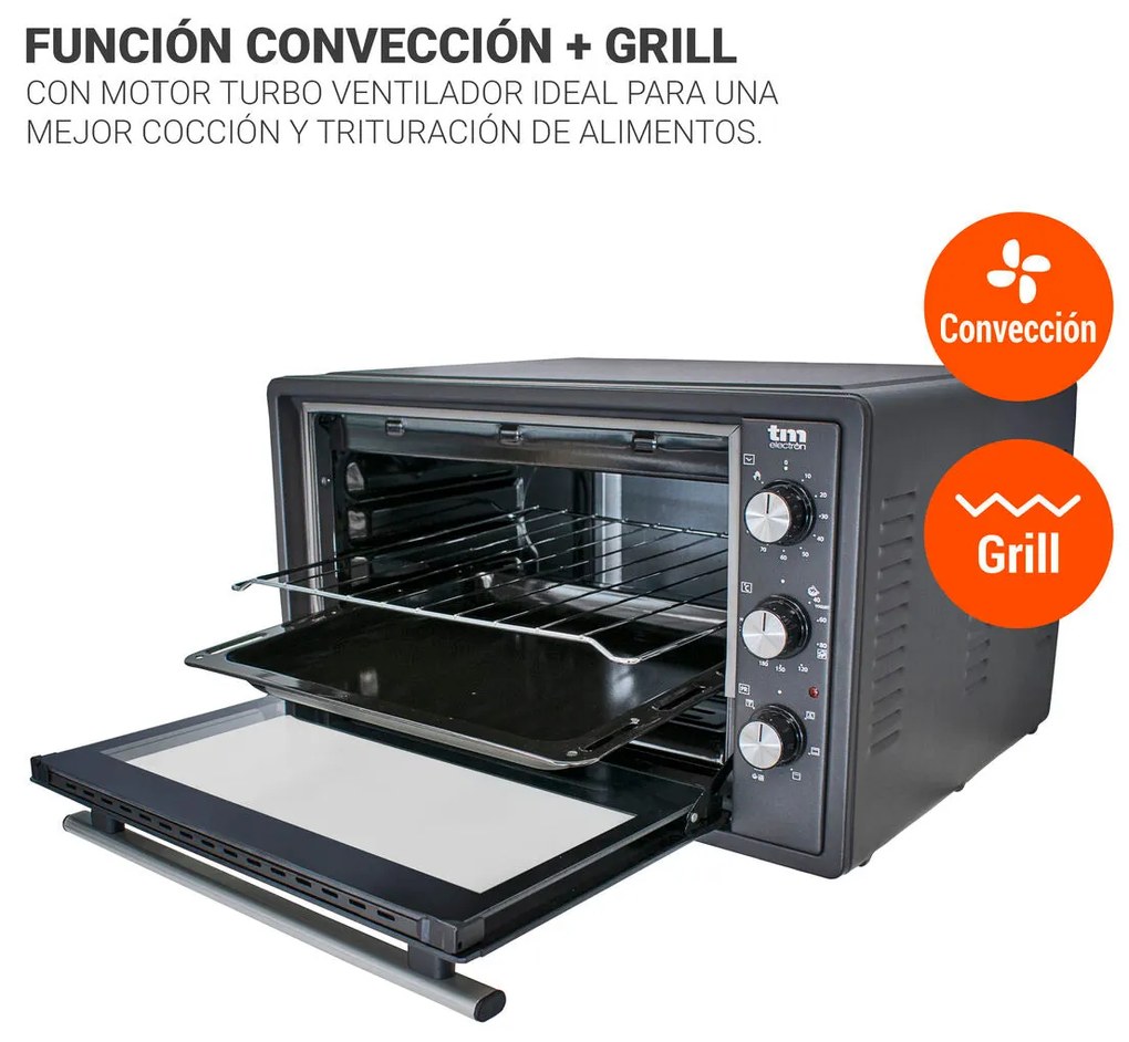 Forno a Convenzione TM Electron 37 L 37 L 250ºC