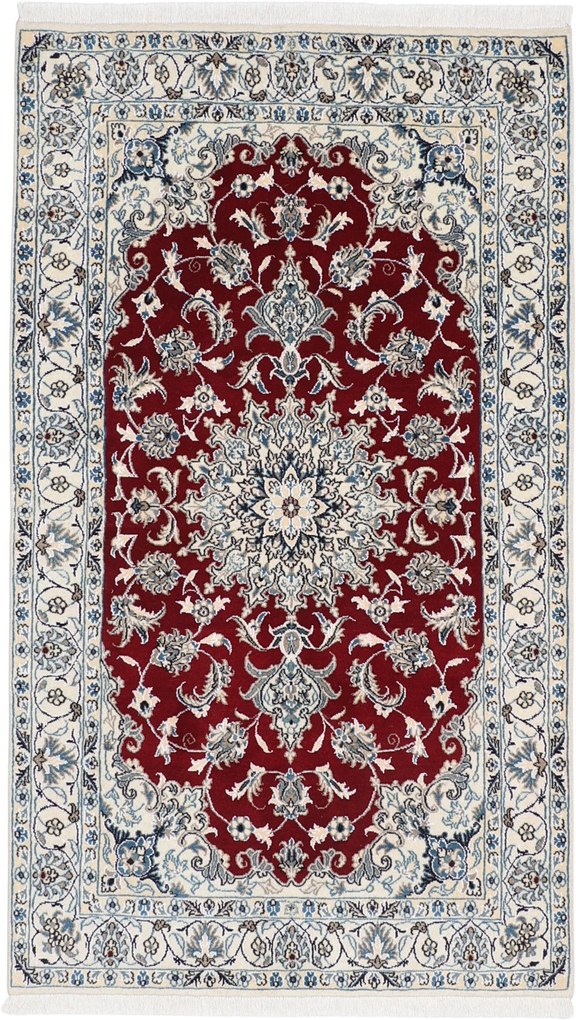 Nain Tappeto persiano 200x120 (Iran) Annodato A Mano