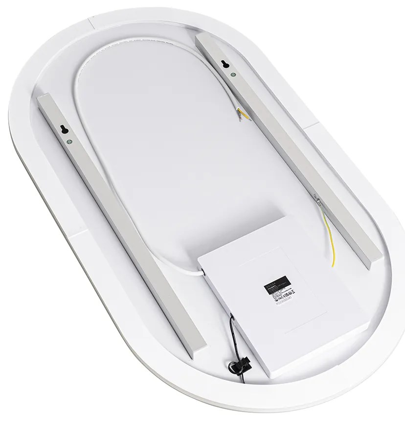 Specchio da bagno moderno con LED e dimmer touch - Bouwina