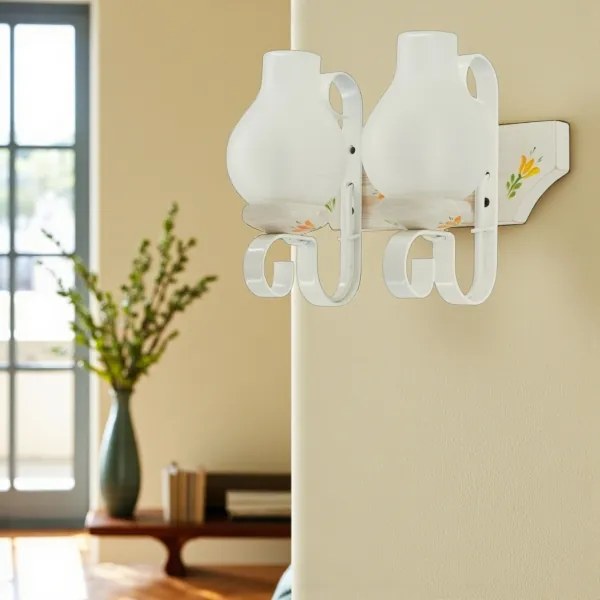 Brilagi - Applique da parete QUEEN 2xE14/40W/230V faggio/crema