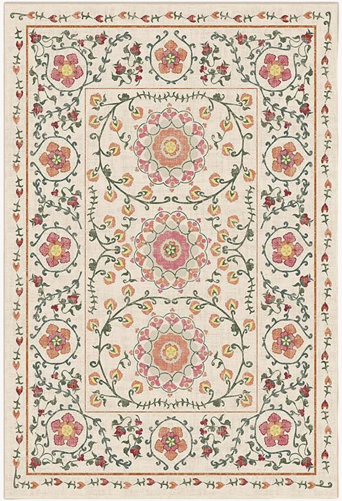 Tappeto a pelo corto Suzani