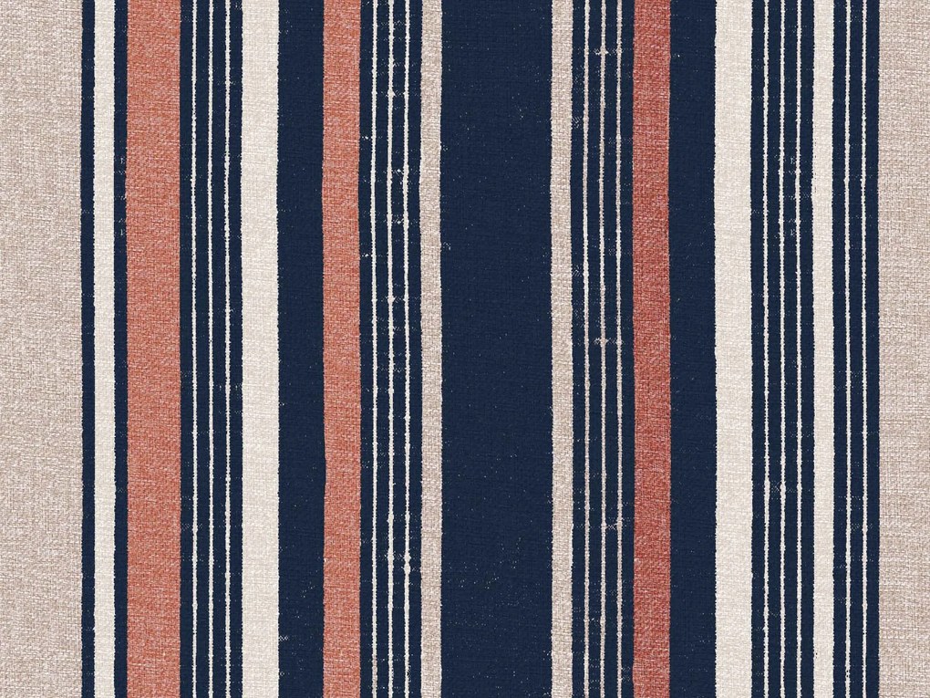 Line-style cuscini a fantasia rigata in tessuto impermeabile disponibile in 2 colorazioni arancio