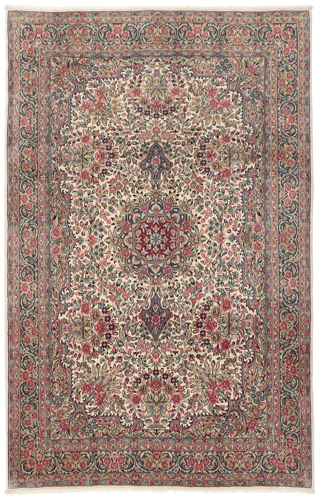 Kerman Tappeto 200x300 (Iran) Annodato A Mano