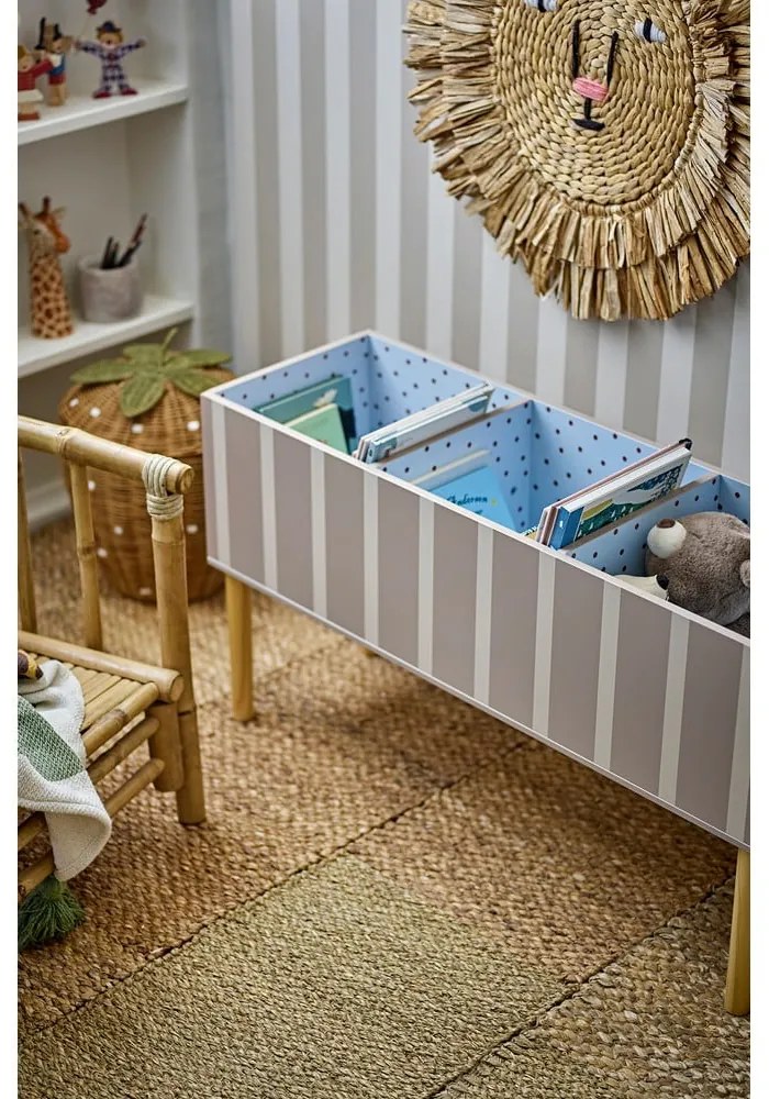 Libreria per bambini beige 90x50x30 cm Salam – Bloomingville Mini