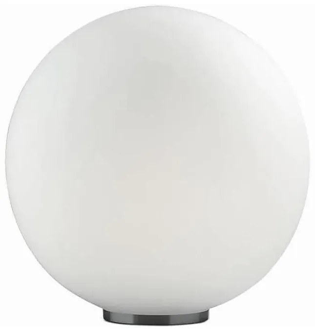 Ideal Lux - Lampada da tavolo MAPA 1xE27/42W/230V Ø 30 cm bianca