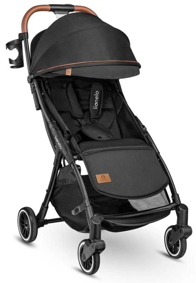 Lionelo - Passeggino sportivo JULIE ONE Nero