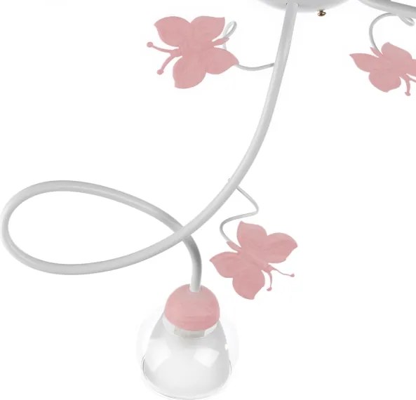 ONLI - Lampadario a plafone per bambini BUTTERFLY 3xE14/6W/230V