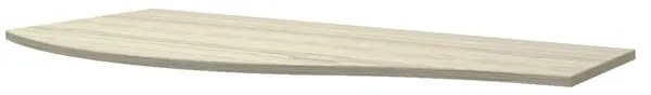 Top per lavabo Vague BADEN HAUS L 103 x H 1.6 x P 51 cm rovere sbiancato mdf, dx