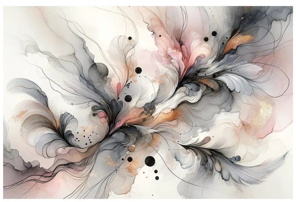 Quadro su tela – Leggerezza delle onde colorate