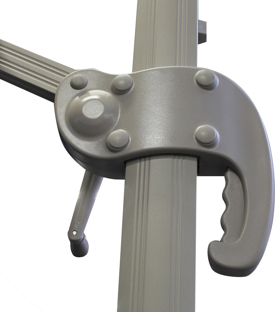 BACTRUS - ombrellone da giardino decentrato 3 x 4 m