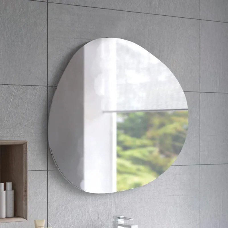 Specchio Stone ovale 90 x 78 cm