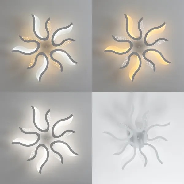 Brilagi - Lampadario a plafone LED dimmerabile TWIST LED/65W/230V 3000-6500K bianco + +TC