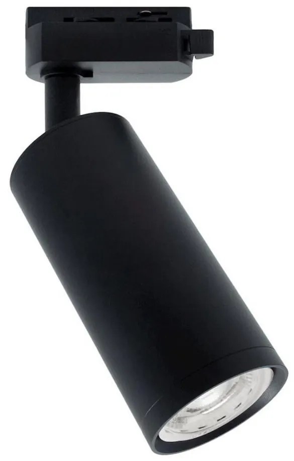 Faretto MICA per sistema a binario 1xGU10/25W/230V Monofase nero
