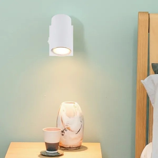 Globo 57911-1W - Faretto da parete ROBBY 1xGU10/25W/230V bianco